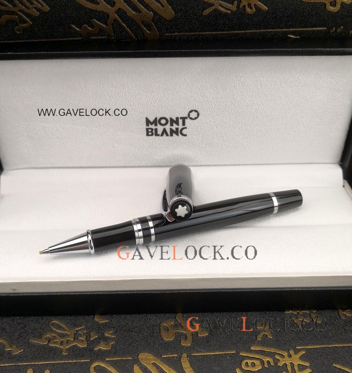 AAA Mont blanc Writers Edition Rollerball Black Resin Pen